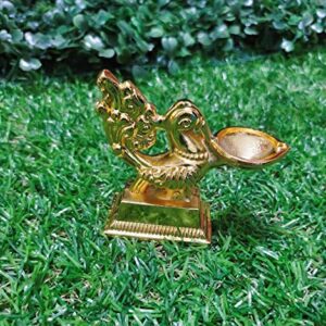 STC brass swan diya (2 IN 1)