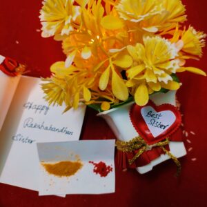 Sister Return Gift Combos,Rakhi bhandan, Handmade Greeting Card