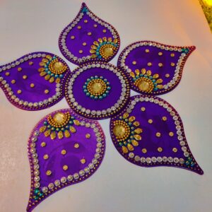 Acrylic design Rangoli