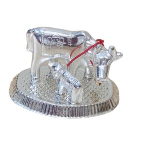 German silver Cow and Calf