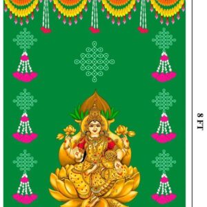 vara lakshmi Pooja back drop curtain  1