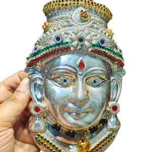 German Silver Amma face with stone n beads