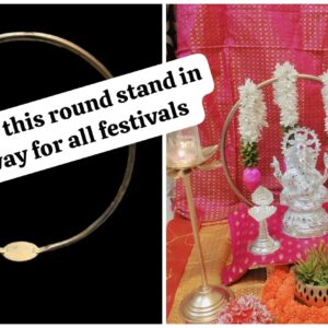 Round self stand Diwali and Navaratri Special