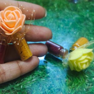 Haldi kumkum return gifts in Unique style with Rose decorated