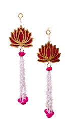 Lotus hangings pair