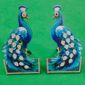 Peacock decorated set