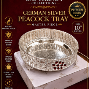 German silver imported tray