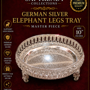 German silver imported tray