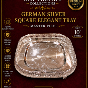 German silver imported tray