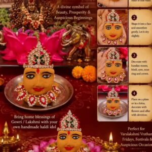 Lakshmi/gowri face silicon mould