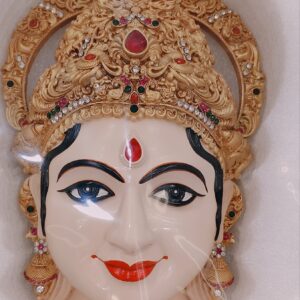 Marble dust Lakshmi face