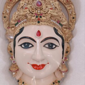 Marble dust Lakshmi face