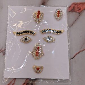 lakshmi face decoration stone studded