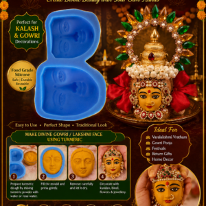 Lakshmi/gowri face silicon mould