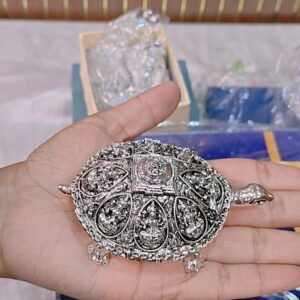 German silver ashta lakshmi tortoise